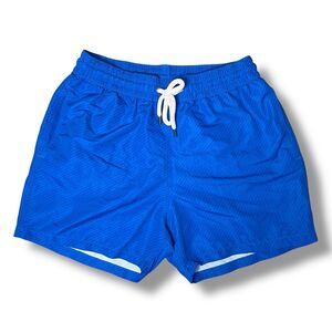 Frescobol Carioca Rio De Janiero Mens LG Blue Swim Shorts